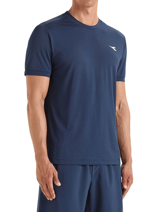 Футболка мужская Diadora SS T-Shirt Icon M, Синяя (M)