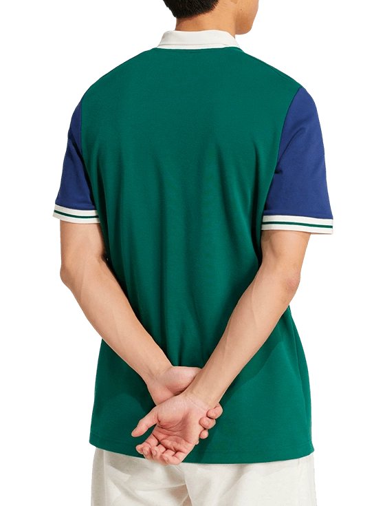Поло мужское Adidas Heritage Polo M, Зеленое/Синее (S)