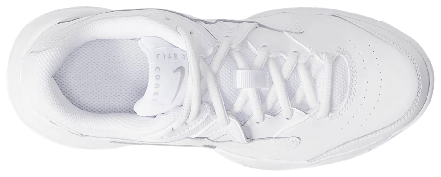 Кроссовки детские Nike Court Jr. Lite 2, Белые/Серебристые (р. EUR 36)