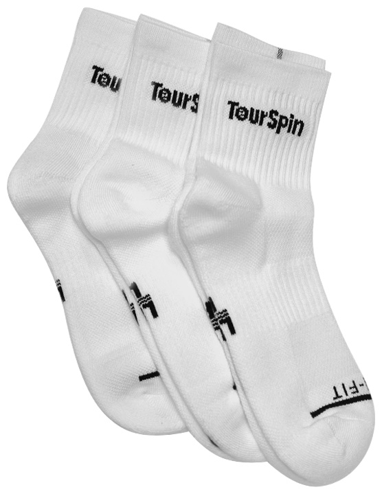 Носки детские TourSpin средние, 3 пары, Белые (р.31-34)