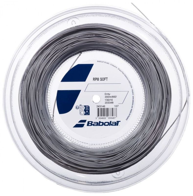 Струна для тенниса Babolat RPM Soft, 200 м, 1,25 мм, Золотистая