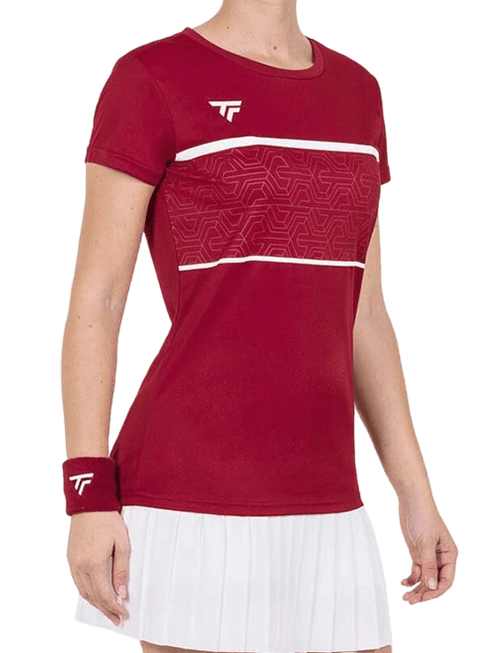Футболка женская Tecnifibre Team Tech Tee W, Кардинал (S)