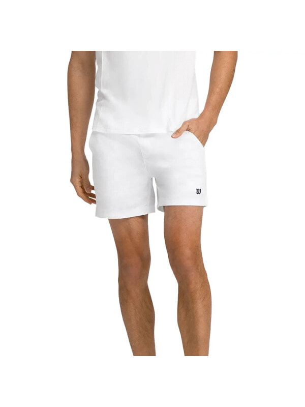 (EU) Шорты мужские Wilson Tennis Volley 6, Белый (2XL)