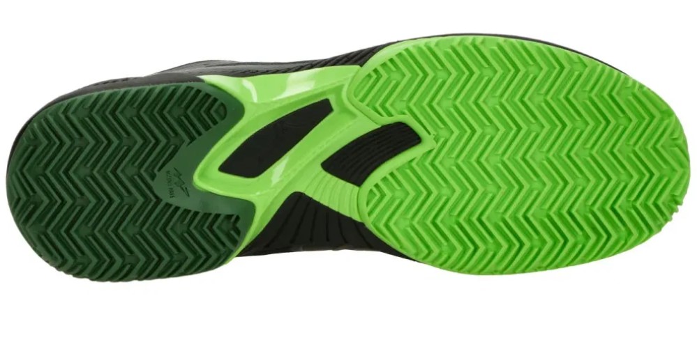 Кроссовки мужские для падела Mizuno WAVE EXCEED COURT PADEL, Черный/Зеленый (р.45)