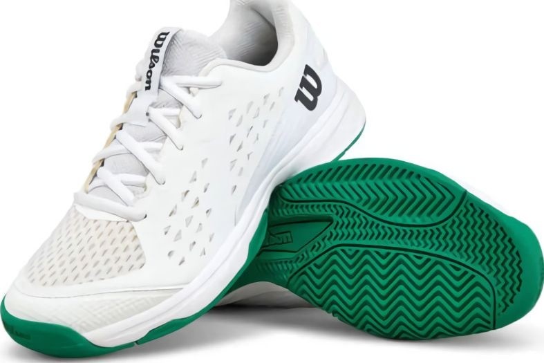 (EU) Кроссовки женские Wilson Rush Pro L White/Green Junior, Белые (р. 36 2/3)