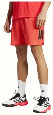 (EU) Шорты мужские Adidas Club 3 Stripes Kue78 7 дюймов, Красные (XL)