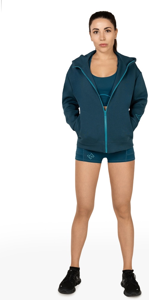 Толстовка женская Elewin Ember Dark Blue, Темно-синяя (L)