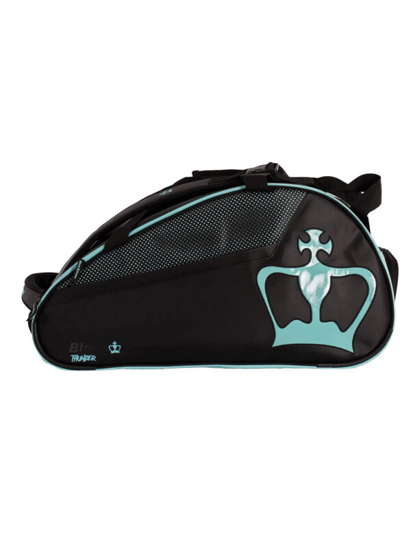 (EU) Сумка Black Crown Thunder A005985, Черная/Бирюзовая