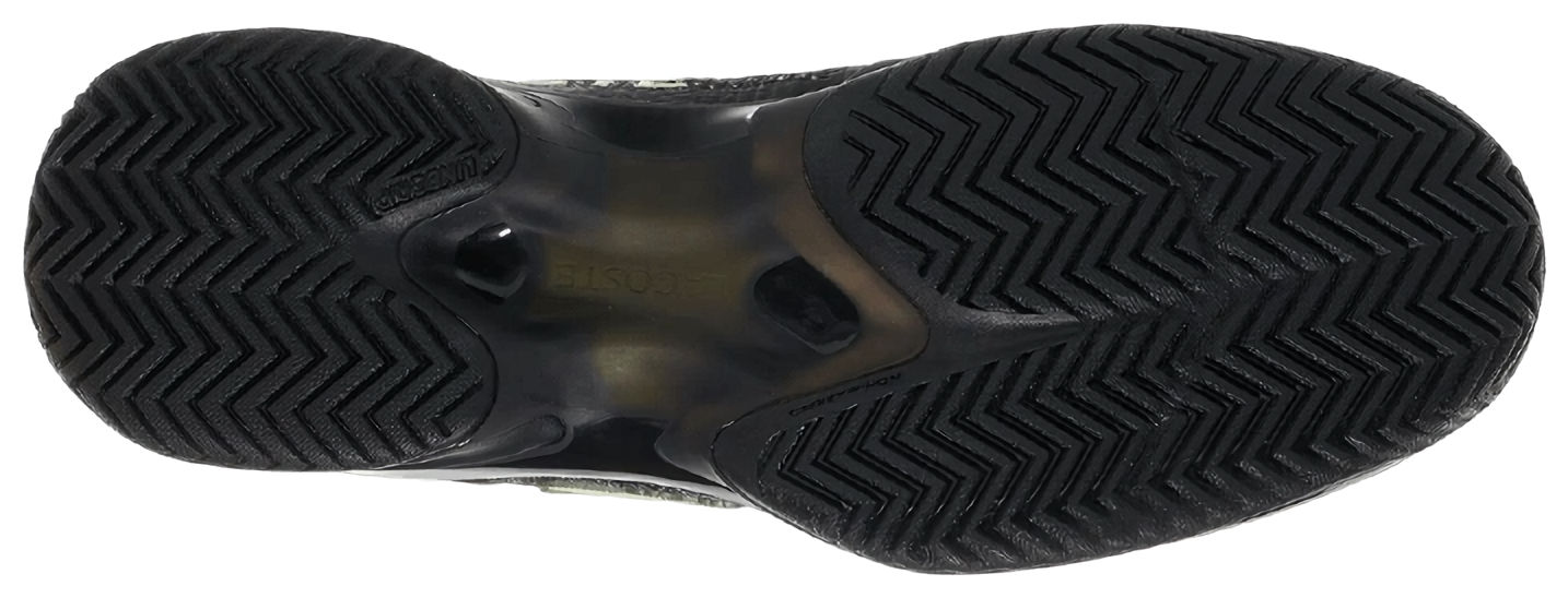 Кроссовки мужские Lacoste AG-LT 23 Ultra, Чёрные/Зелёные, с защитой голеностопа, для харда и синтетики (р. EUR 44)