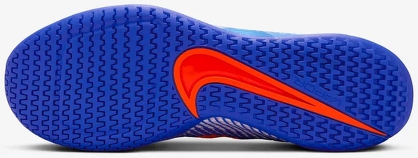 Кроссовки мужские Nike Zoom Vapor 11, Белые/Синие/Оранжевые, теннисные (р. 39)