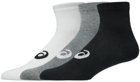 (EU) Носки унисекс Asics 3 Pack Quarter Sock Varied 3033C299, Чёрные;Серые;Белые (M)