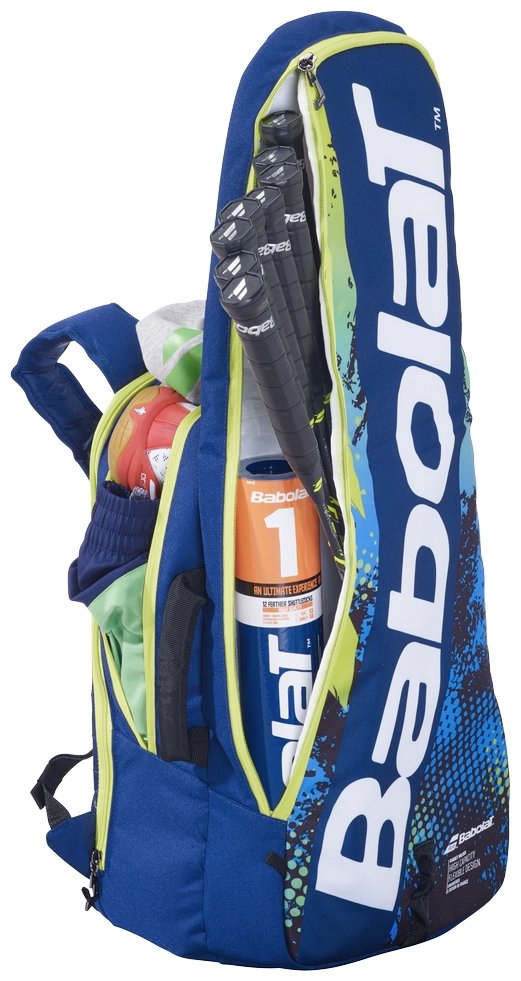 Рюкзак для бадминтона Babolat Tournament, Тёмно-синий/Зелёный