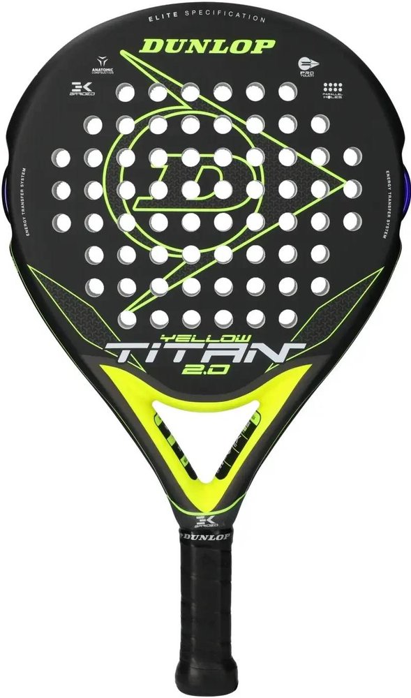 (EU) Ракетка для падел тенниса Dunlop Titan 2.0 Yellow