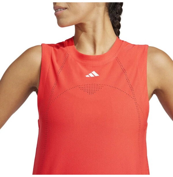 (EU) Майка женская Adidas Match Pro, Красная (S)