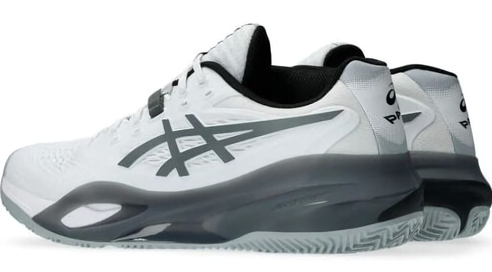 (EU) Кроссовки мужские Asics Gel-Resolution X Padel White/Gray 1041A492, Белые (р. 41.5)