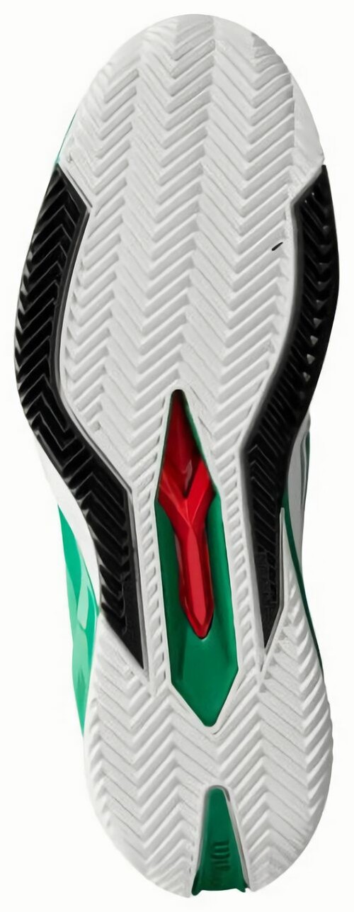 (EU) Кроссовки мужские Wilson Rush Pro 4.5 Clay, WRS334350, Бело-Зеленые (р. 47,3)
