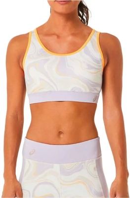 (EU) Спортивный Бра женский Asics Graphic Bra 2042A269, Белое (L)