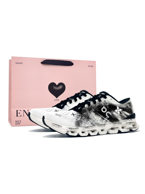 On Cloud X4 Running Shoes Unisex Low-top Black/White