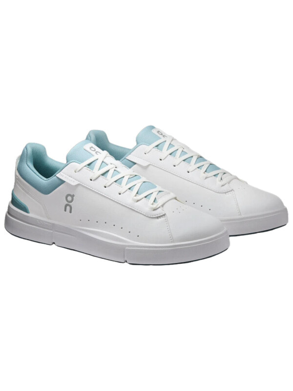 On The Roger Advantage Skate Shoes Men's White Blue