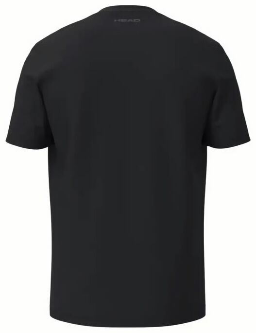 (EU) Футболка мужская Head Club оригинальная, Чёрная (L)