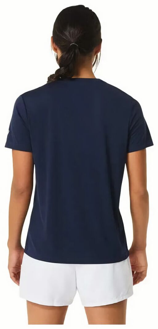 (EU) Футболка женская Asics Court Graphic 2042A259, Синяя (XS)