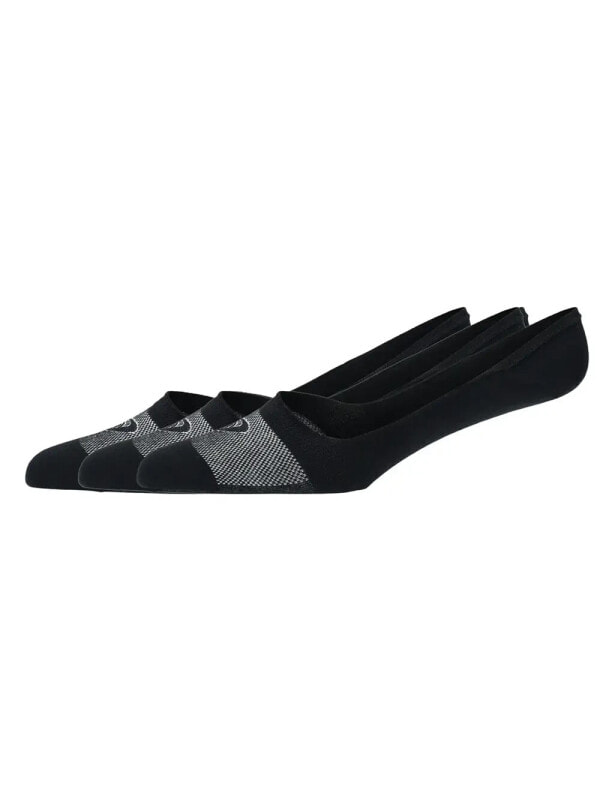 (EU) Носки унисекс Asics Pack 3 Socks Invisible Black, Чёрные (M)