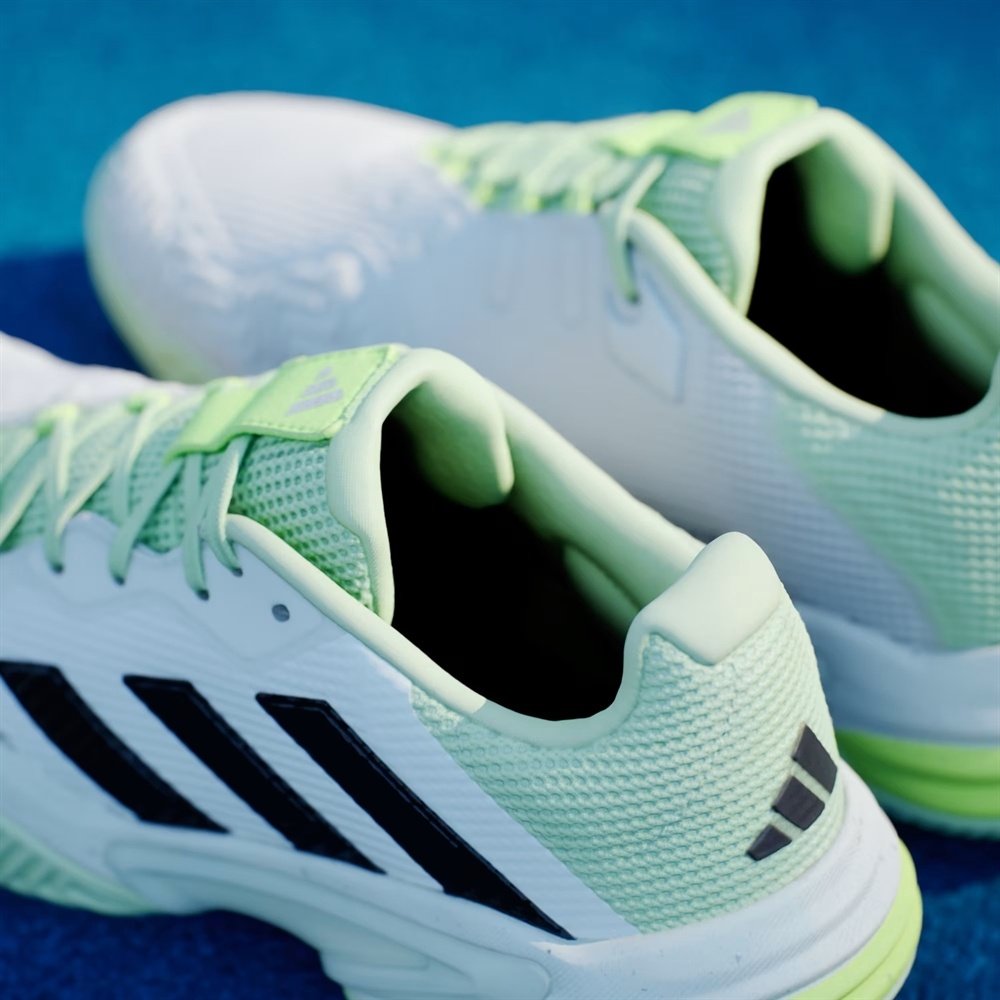 Кроссовки мужские Adidas Barricade 13, Белый/Зеленый/Черный, с системой Torsion (р. 43)
