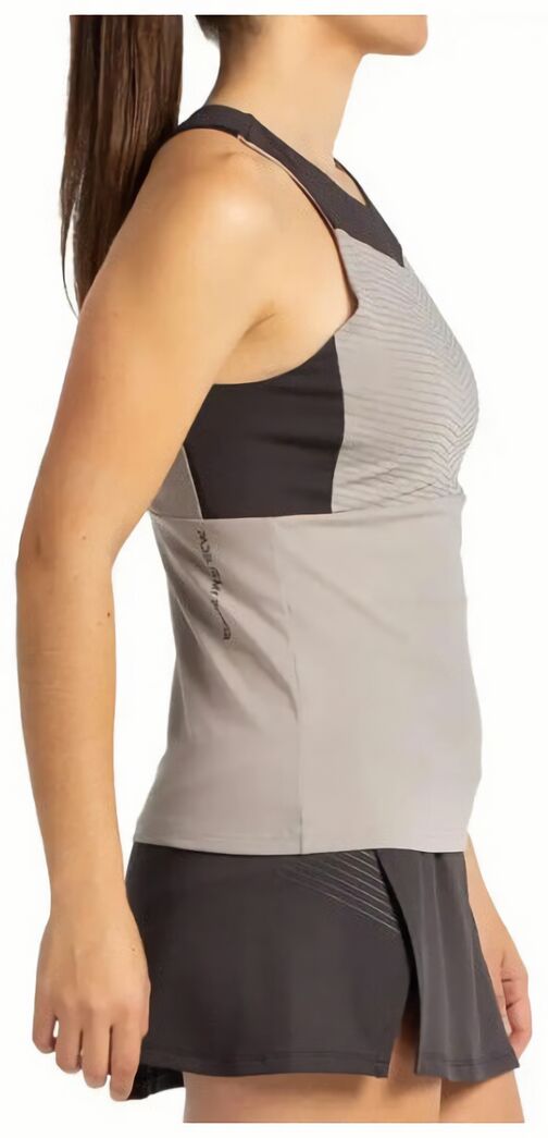 (EU) Майка женская Bullpadel Erare для Тенниса, Серая (XL)