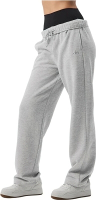 (CN) Брюки женские Alo Yoga Accolade Straight Leg, Серые (XL)