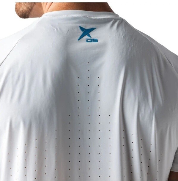 (EU) Футболка мужская Drop Shot Campa Performance, Белая (2XL)