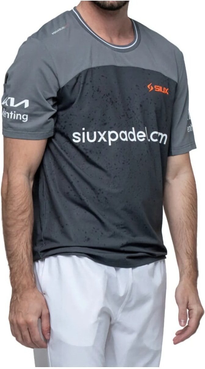 (EU) Футболка мужская Siux Pegasus X Alex Chozas 26, Серая (XL)