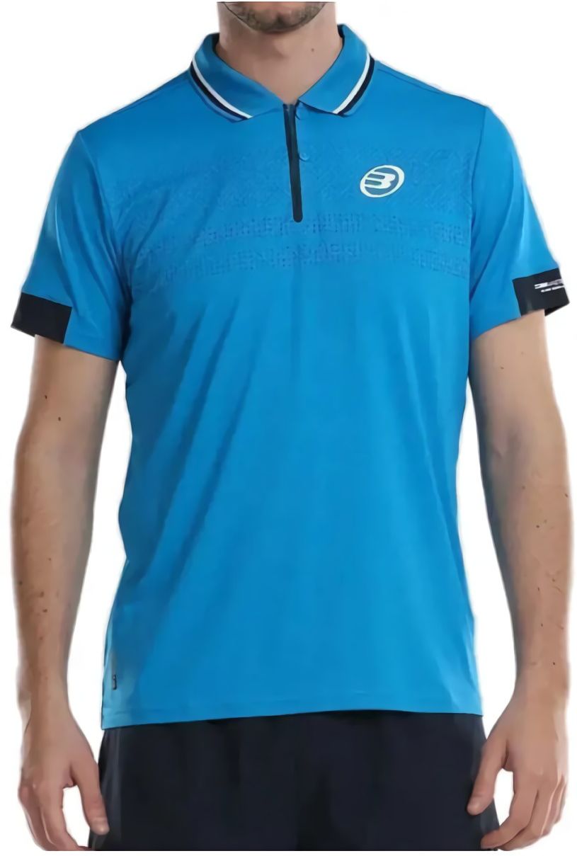 (EU) Футболка мужская Bullpadel NEJO POLO SHIRT, Синяя (S)