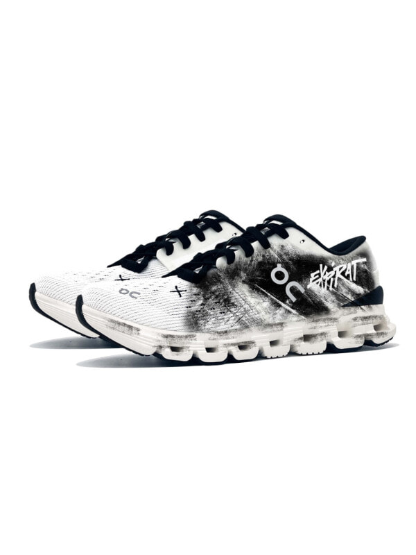 On Cloud X4 Running Shoes Unisex Low-top Black/White