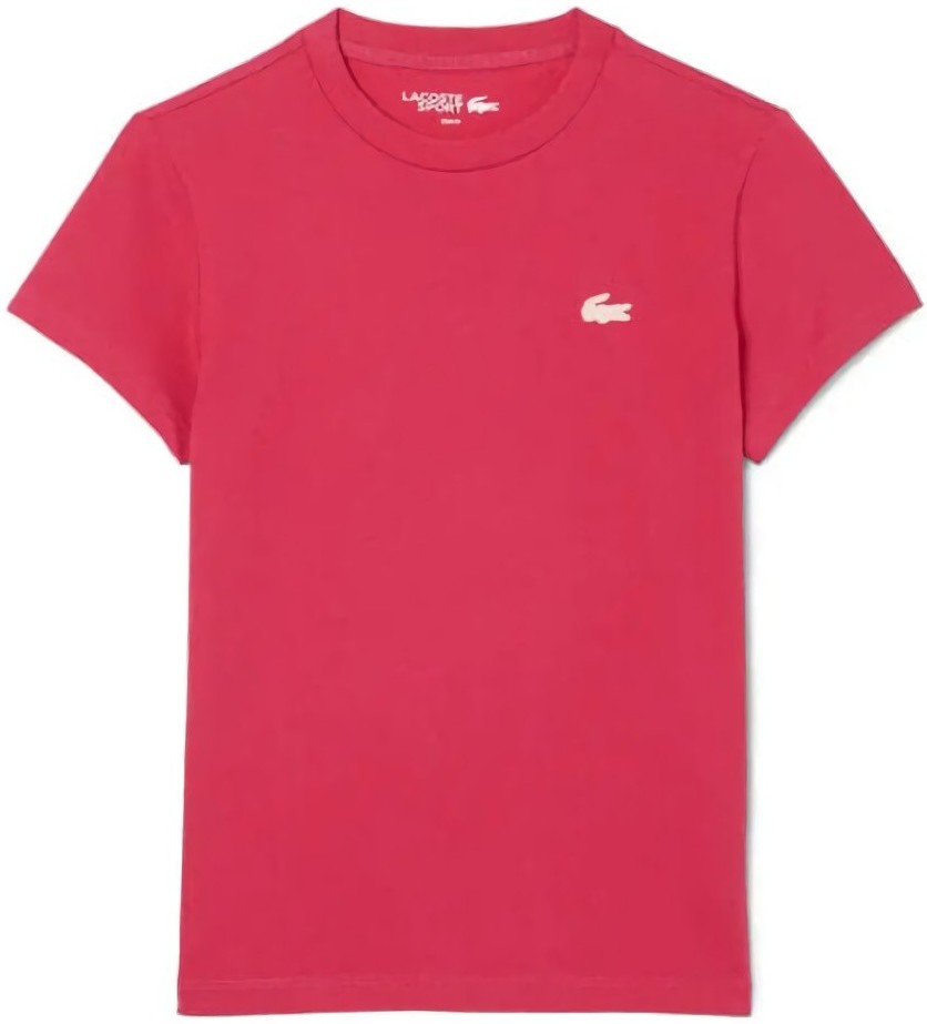 (EU) Футболка женская Lacoste Core Performance, Розовая (р. 36)