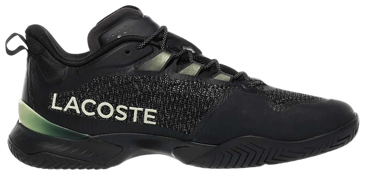 Кроссовки мужские Lacoste AG-LT 23 Ultra, Чёрные/Зелёные, с защитой голеностопа, для харда и синтетики (р. EUR 44)