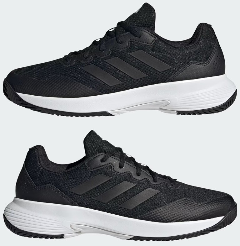 Кроссовки мужские Adidas Gamecourt 2.0, Чёрные (р. 43)
