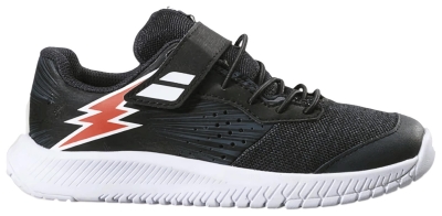 Кроссовки детские Babolat Pulsion All Court Kid, Черные/Красные (р. EUR 31)