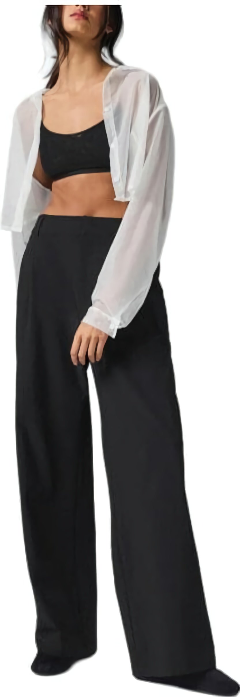(CN) Штаны женские Alo Yoga High Waist Pursuit Trouser w51436r, Чёрные (S)