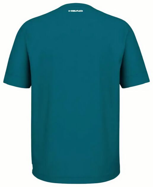 (EU) Футболка мужская Head Slice Ii, Бирюзово-голубая (2XL)