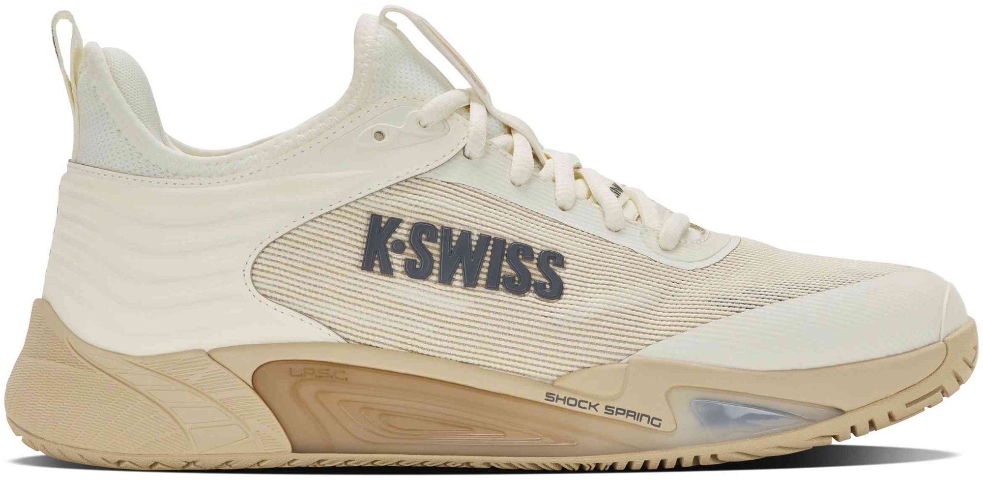 Кроссовки мужские K-Swiss Hypercourt Pinnacle, Светло-бежевые/Хаки/Серые (р. 44)