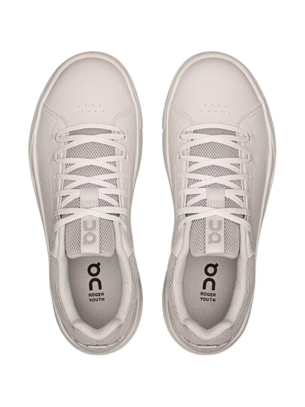 On THE ROGER Low top Kids' Running Shoes Beige Teenagers