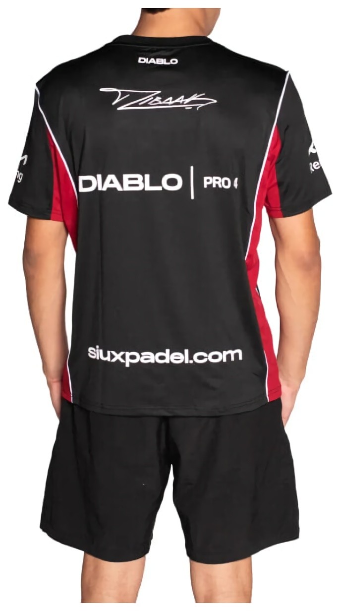 (EU) Футболка мужская Siux Diablo Tino Official, Чёрная (XL)
