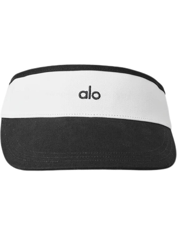 Alo Yoga Cotton Sun Protection Hats Unisex Black/White