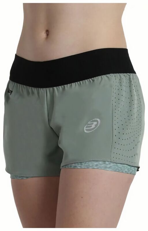 (EU) Шорты женские Bullpadel Breca, Зелёные (S)