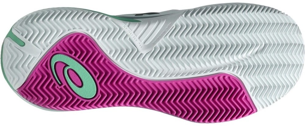 Кроссовки унисекс Asics Gel-Resolution X Clay, Белые/Чёрные, для грунтового корта (р. 28,5)