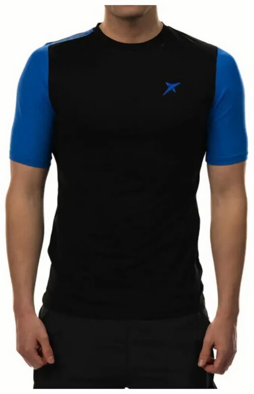 (EU) Футболка мужская Drop Shot Aker, Чёрная (2XL)