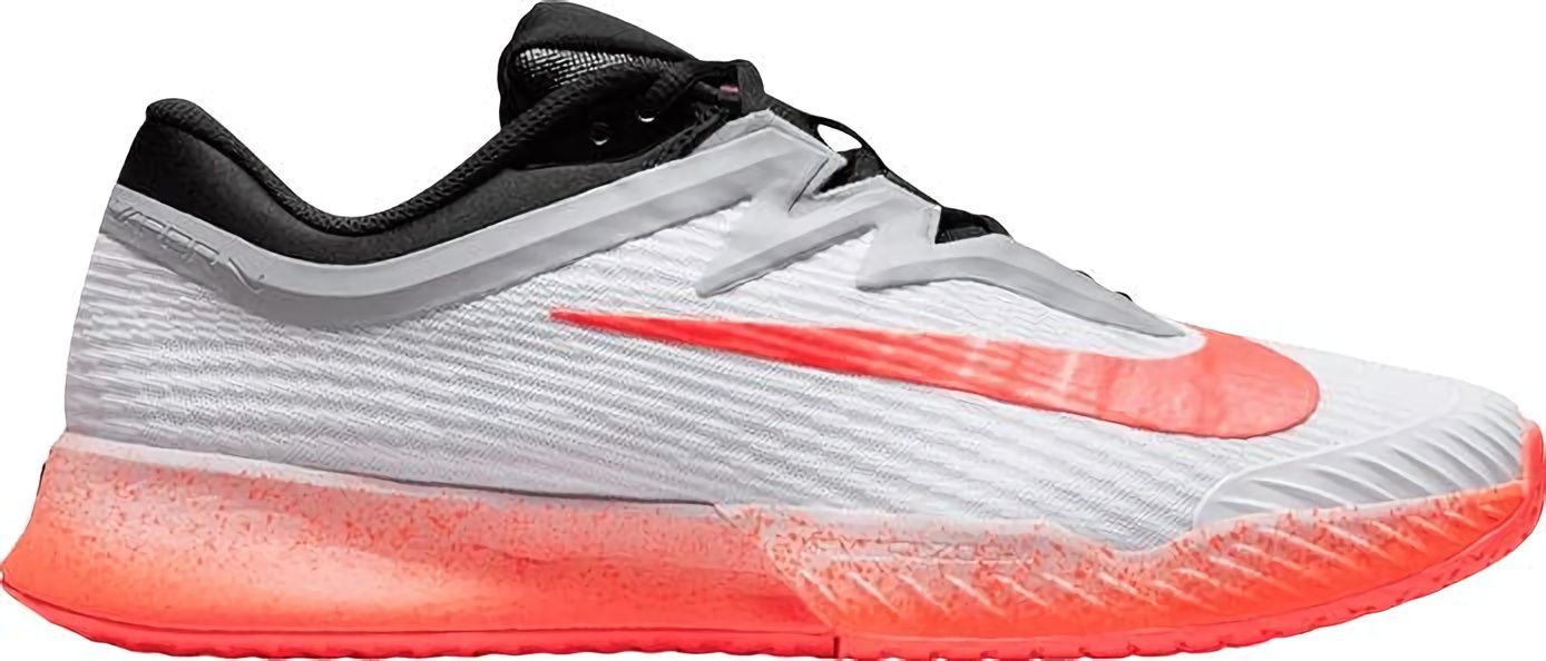 Кроссовки мужские Nike Court Air Zoom Vapor Pro3 HC Premium, Белые/Оранжевые/Серые (р. 43)