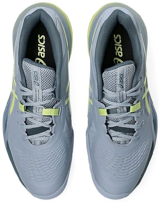 Кроссовки мужские Asics GEL-RESOLUTION X, Серые/Жёлтые, теннисные (р. 27,5)
