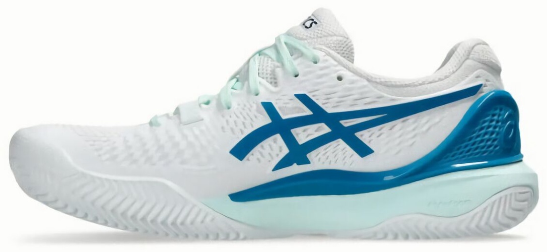 (EU) Кроссовки женские Asics Gel Resolution 9, 1042A224, Белый/Голубой (р. 40)