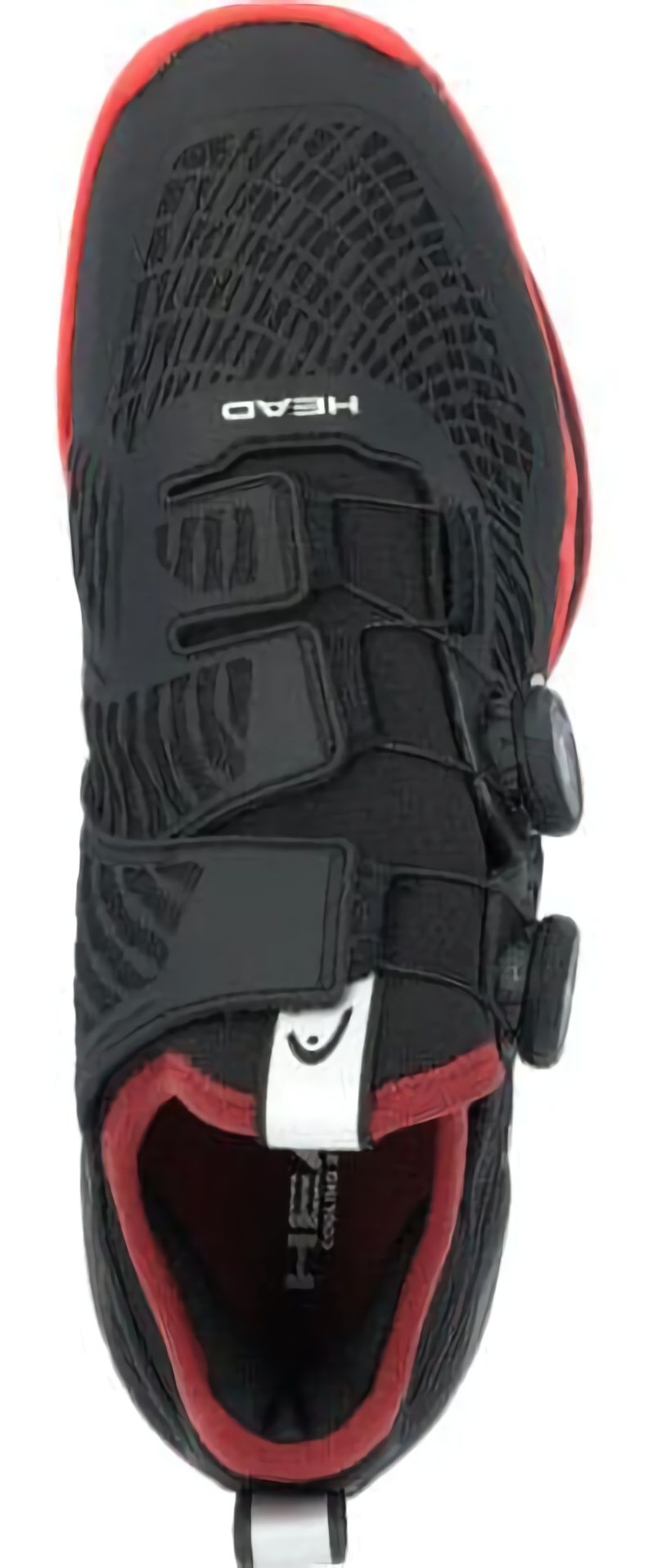(EU) Кроссовки мужские Head Endure Pro Boa Clay Black/Red 273016, Чёрные (р. 42)